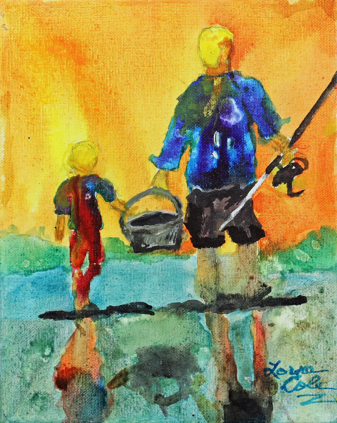 Fishing with Dad, Lorna Cole